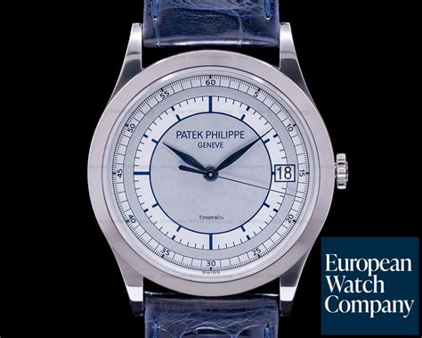 patek philippe calatrava 5296g ss zf white sector dial/blue hands